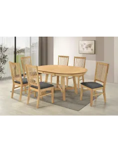 Roseville 115 - 154 cm Butterfly Extending Dining Table - Light Oak 2