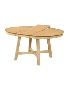 Roseville 115 - 154 cm Butterfly Extending Dining Table - Light Oak