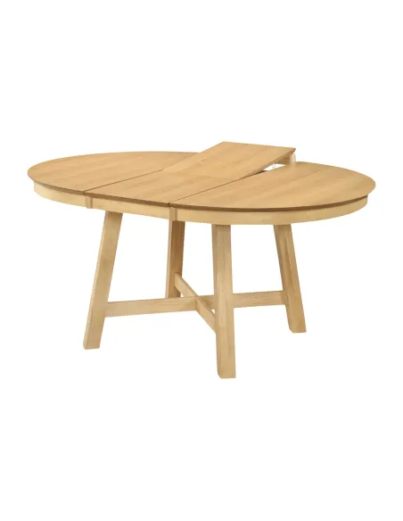 Roseville 115 - 154 cm Butterfly Extending Dining Table - Light Oak