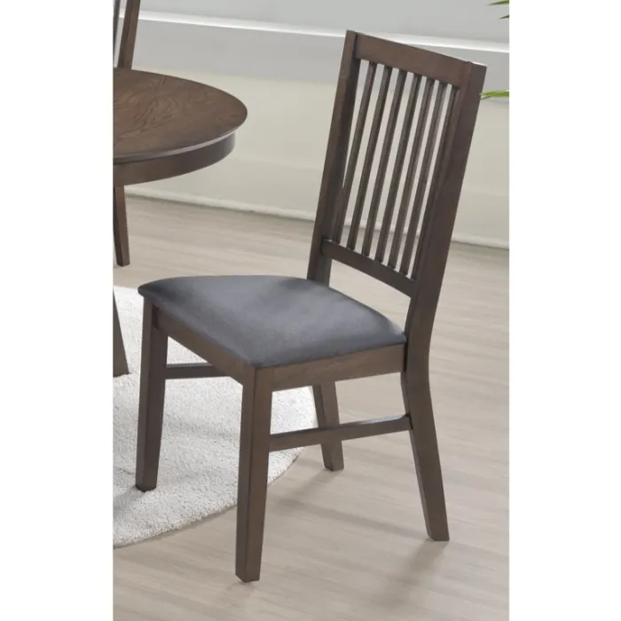 Roseville Dining Set - Dark Oak (4 Chairs)