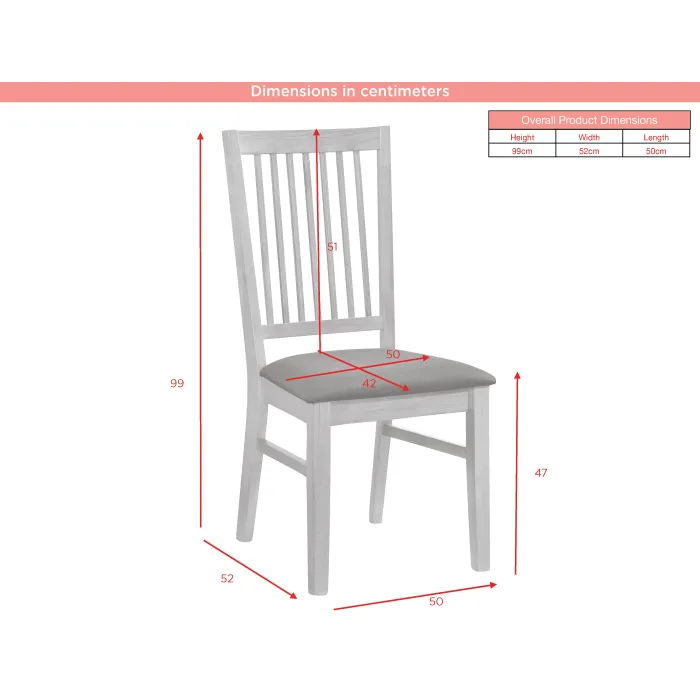 Roseville Dining Set - Dark Oak (4 Chairs)