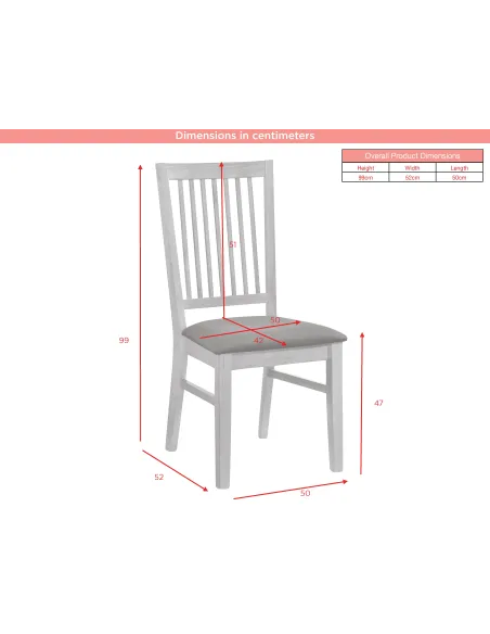 Roseville Dining Set - Dark Oak (4 Chairs)