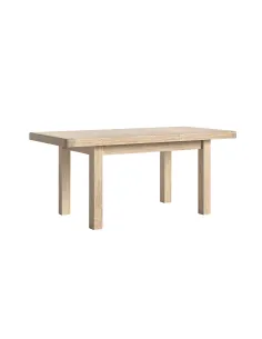 Gia Small Extending Dining Table - White Wash Oak 2