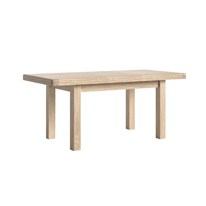 Gia Small Extending Dining Table - White Wash Oak