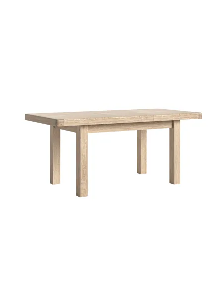 Gia Small Extending Dining Table - White Wash Oak