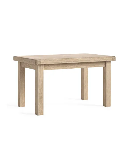 Gia Small Extending Dining Table - White Wash Oak