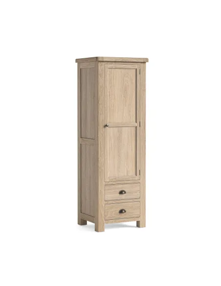 Gia Single Larder Unit - White Wash Oak