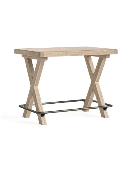 Gia Bar Table - White Wash Oak