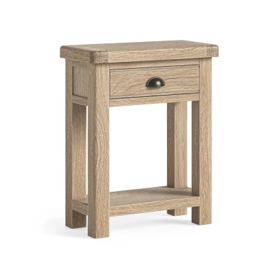 Gia Telephone Table - White Wash Oak