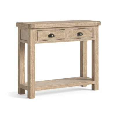 Gia Console Table - White Wash Oak