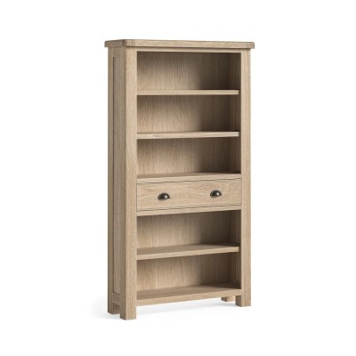 Gia Large Bookcase - White Wash Oak