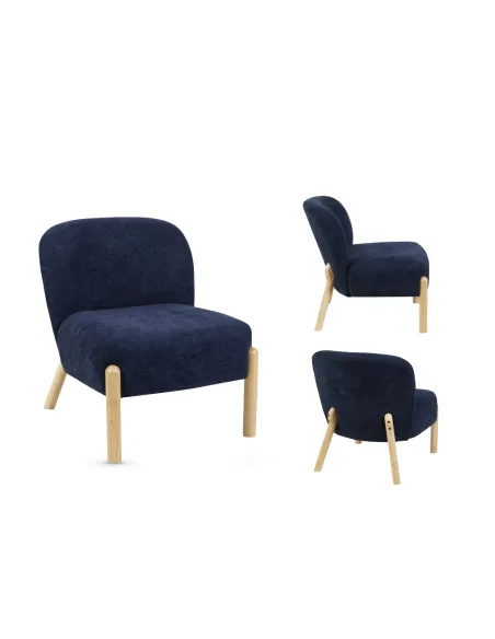 Alana Accent Chair - Denim Blue