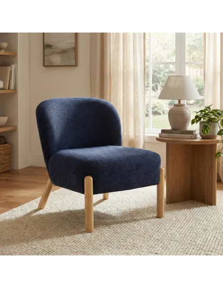 Alana Accent Chair - Denim Blue