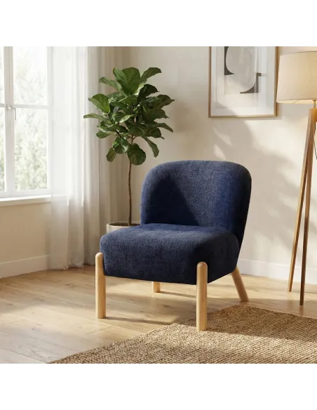Alana Accent Chair - Denim Blue