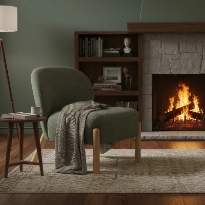Alana Accent Chair - Moss Green