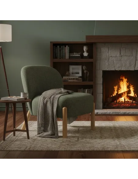 Alana Accent Chair - Moss Green