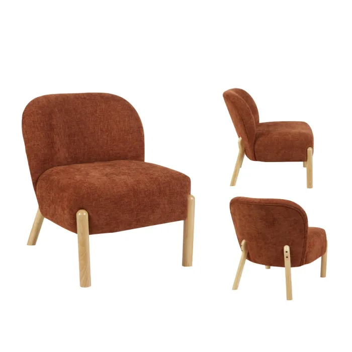 Alana Accent Chair - Rust