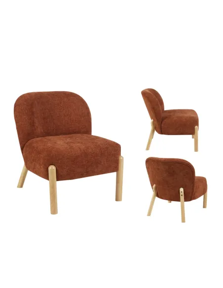 Alana Accent Chair - Rust