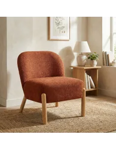 Alana Accent Chair - Rust