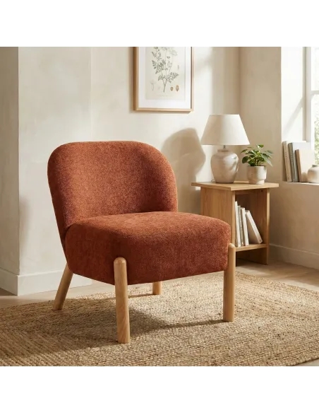 Alana Accent Chair - Rust