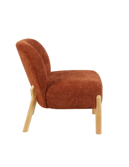 Alana Accent Chair - Rust