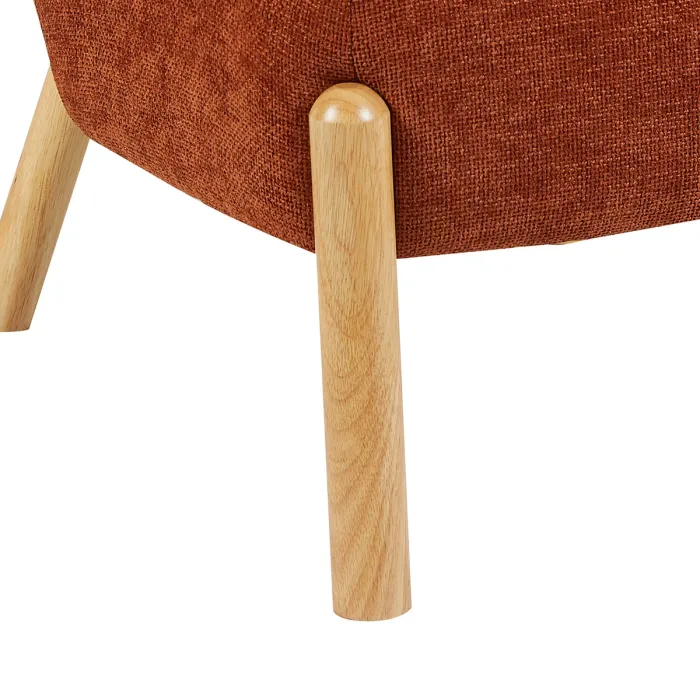 Alana Accent Chair - Rust