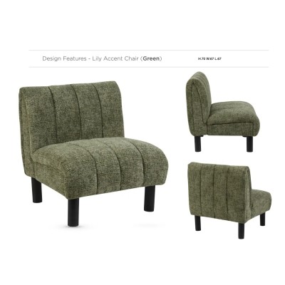 Lily Accent Chair - Green