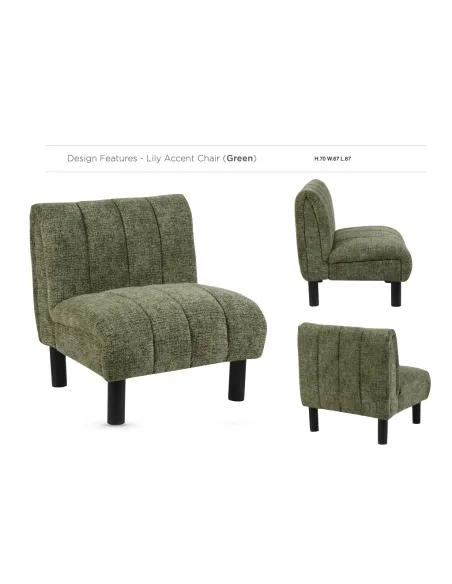 Lily Accent Chair - Green