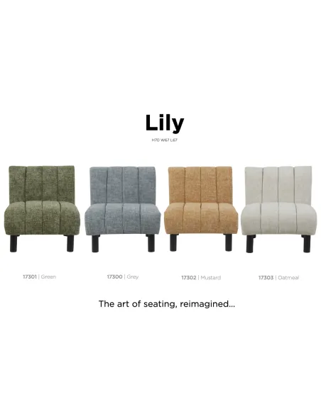 Lily Accent Chair - Mustard