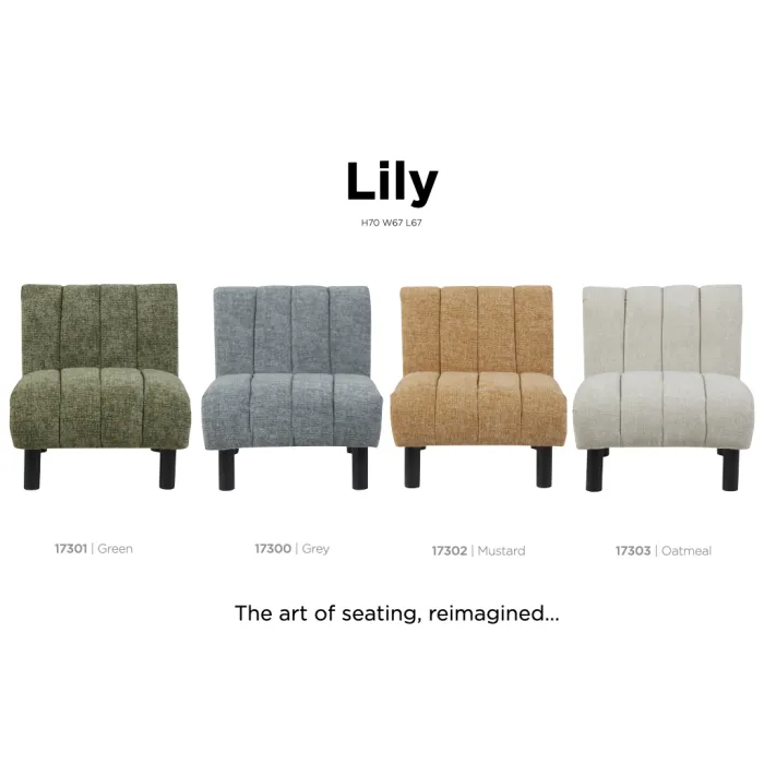 Lily Accent Chair - Oatmeal