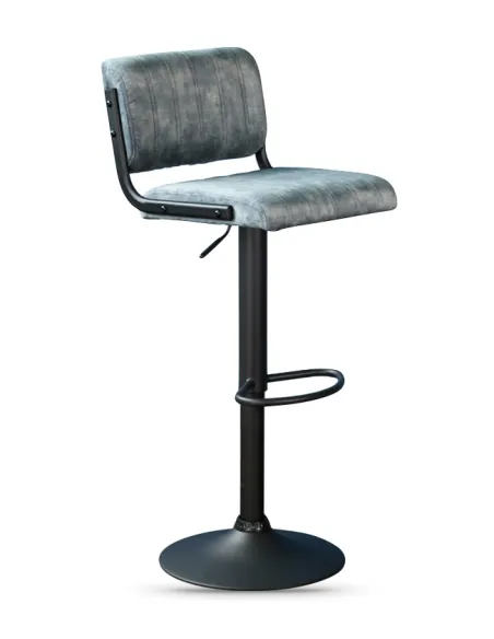 Paris Bar Stool - Stone Blue