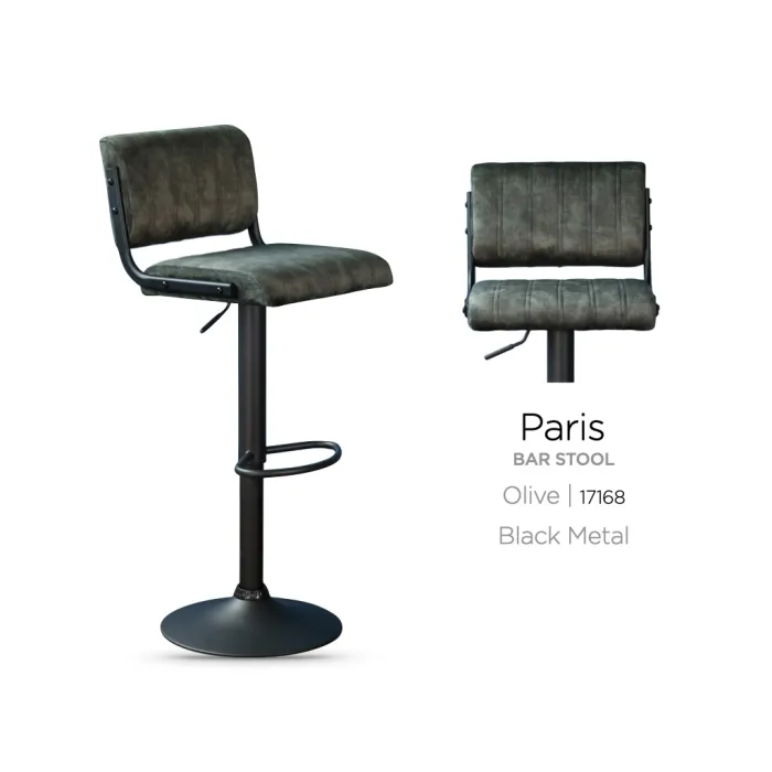 Paris Bar Stool - Olive