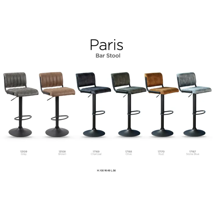 Paris Bar Stool - Olive