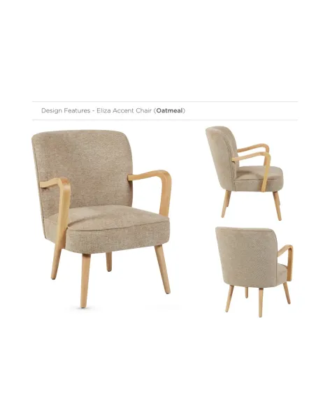 Eliza Accent Chair - Oatmeal