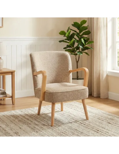 Eliza Accent Chair - Oatmeal