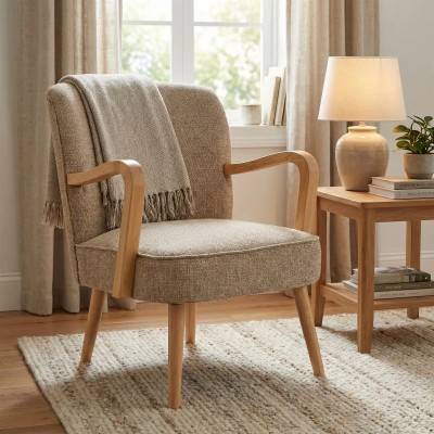 Eliza Accent Chair - Oatmeal