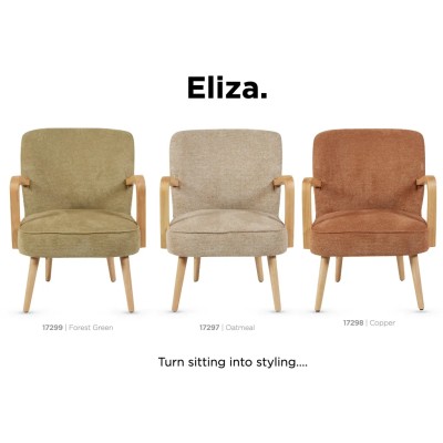 Eliza Accent Chair - Oatmeal