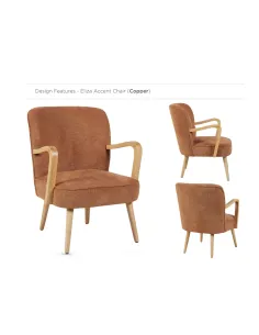 Eliza Accent Chair - Copper 2