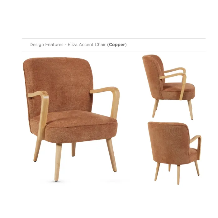 Eliza Accent Chair - Copper