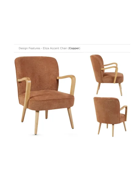 Eliza Accent Chair - Copper