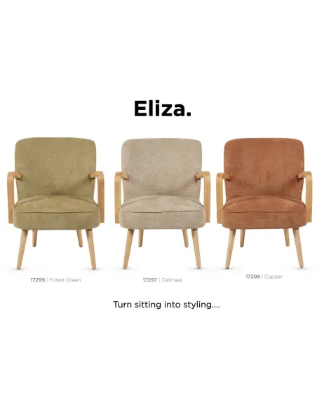 Eliza Accent Chair - Copper