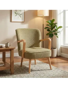 Eliza Accent Chair - Forest Green