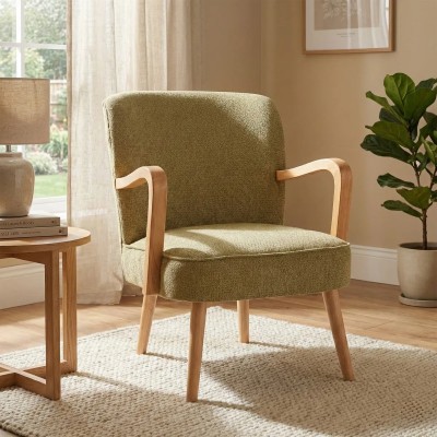 Eliza Accent Chair - Forest Green