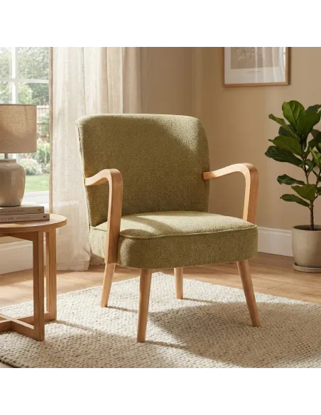 Eliza Accent Chair - Forest Green