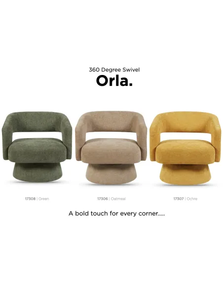 Orla Accent Chair - Green