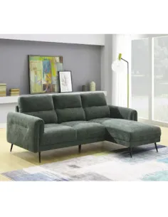 River RHF Chaise - Winter Moss