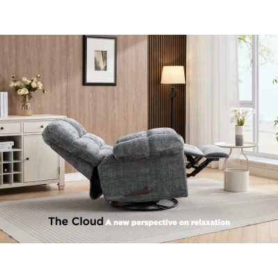 Cloud Swivel Armchair  - Graphite