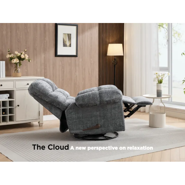 Cloud Swivel Armchair  - Graphite