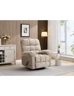 Cloud Swivel Armchair - Beige