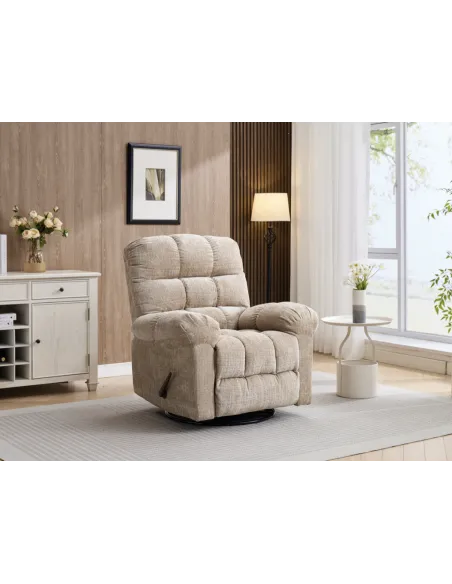 Cloud Swivel Armchair - Beige